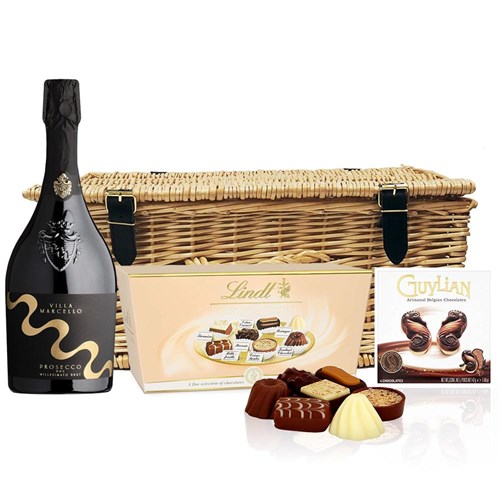 Villa Marcello Prosecco Brut 75cl And Chocolates Hamper